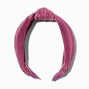 Lavender Pleated Knotted Headband,