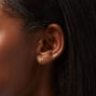 Gold Zodiac Stud Earrings - Pisces,