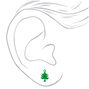 Clous d&rsquo;oreille sapin de No&euml;l - Lot de 3,