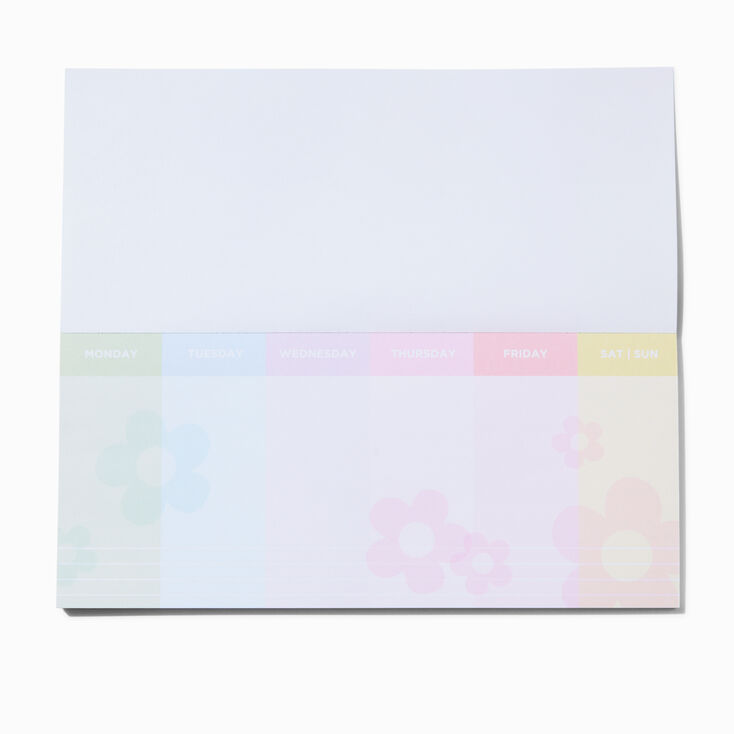 Pastel Daisy Tear-Off Weekly Planner,