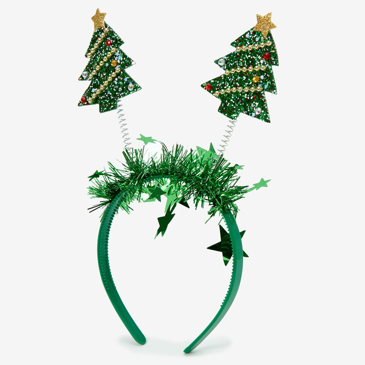 Serre-t&ecirc;te double sapin de No&euml;l - Vert,