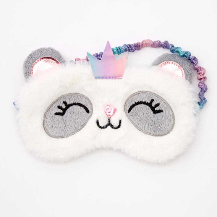 Masque de sommeil reine panda Claire&#39;s&nbsp;Club - Blanc,