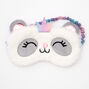 Claire&#39;s Club Queen Panda Sleeping Mask - White,