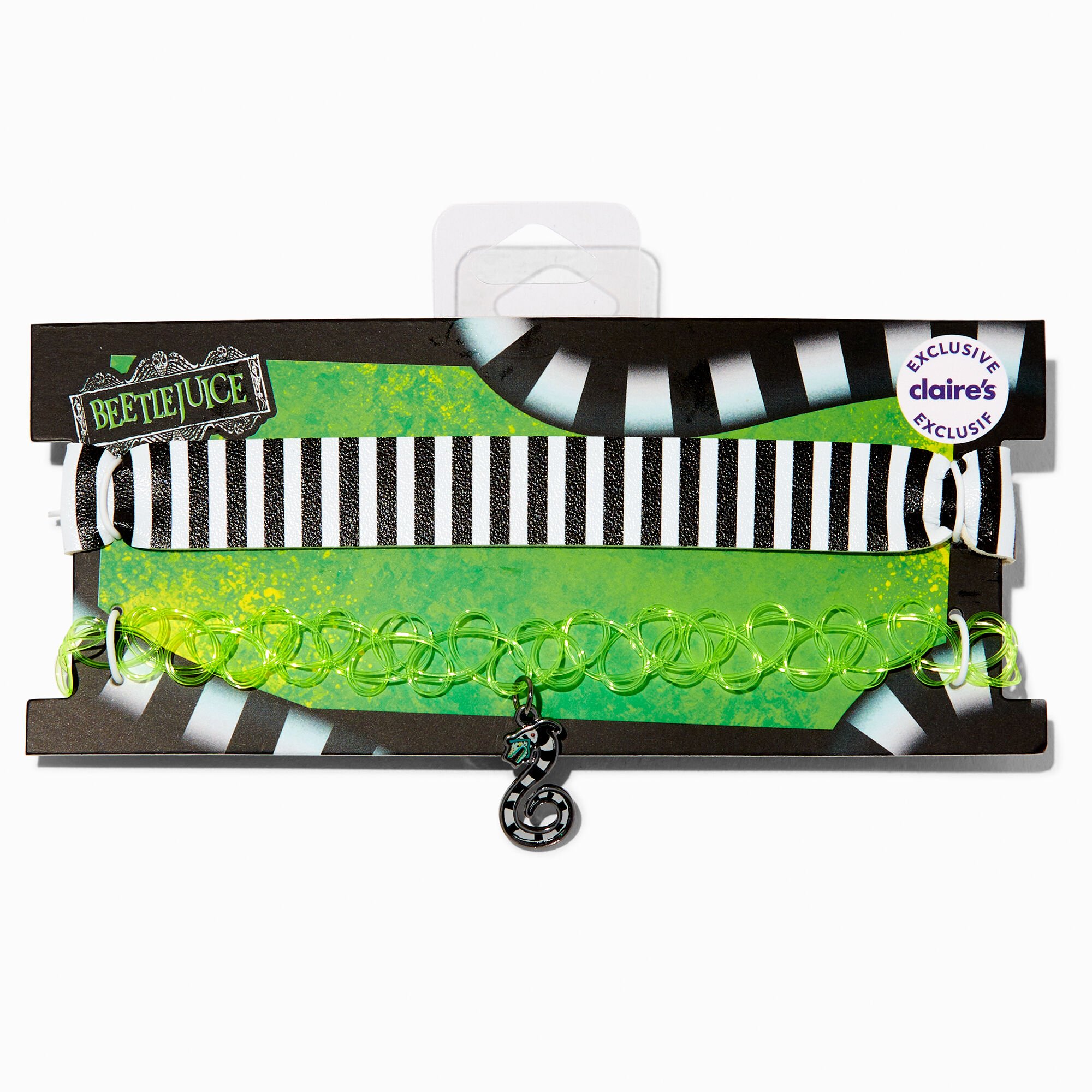 Beetlejuice™ Striped Choker Necklaces