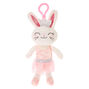 Claire&#39;s Club Claire the Bunny Soft Keyring Clip,