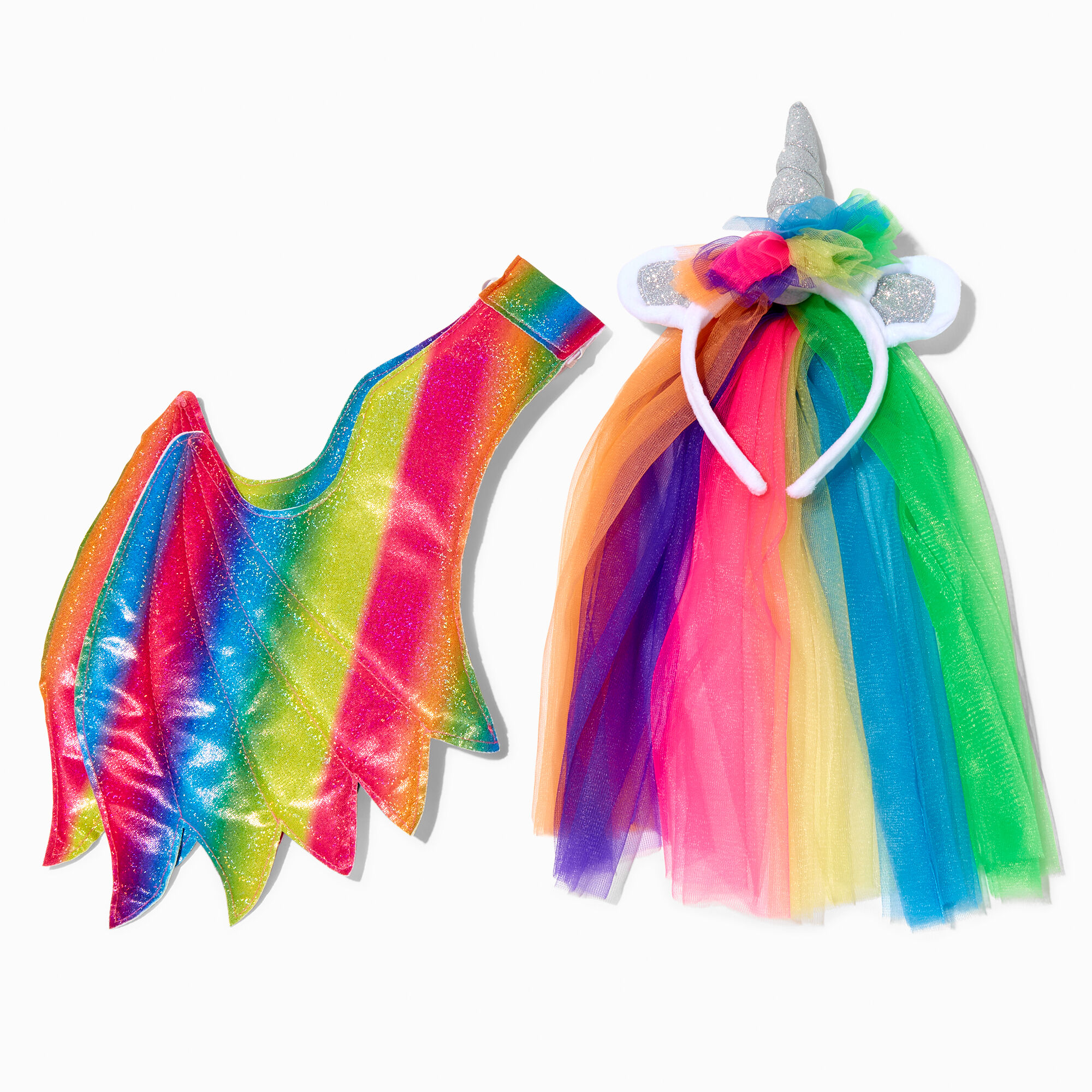 Ensemble de déguisement pégase arc-en-ciel - Lot de 2,