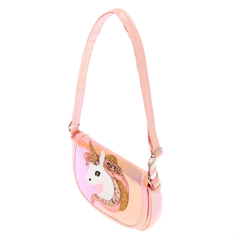 Sac a bandouliere licorne Club Claire s Rose