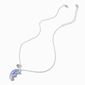 Best Friends Starry Split Heart Pendant Necklaces - 3 Pack,