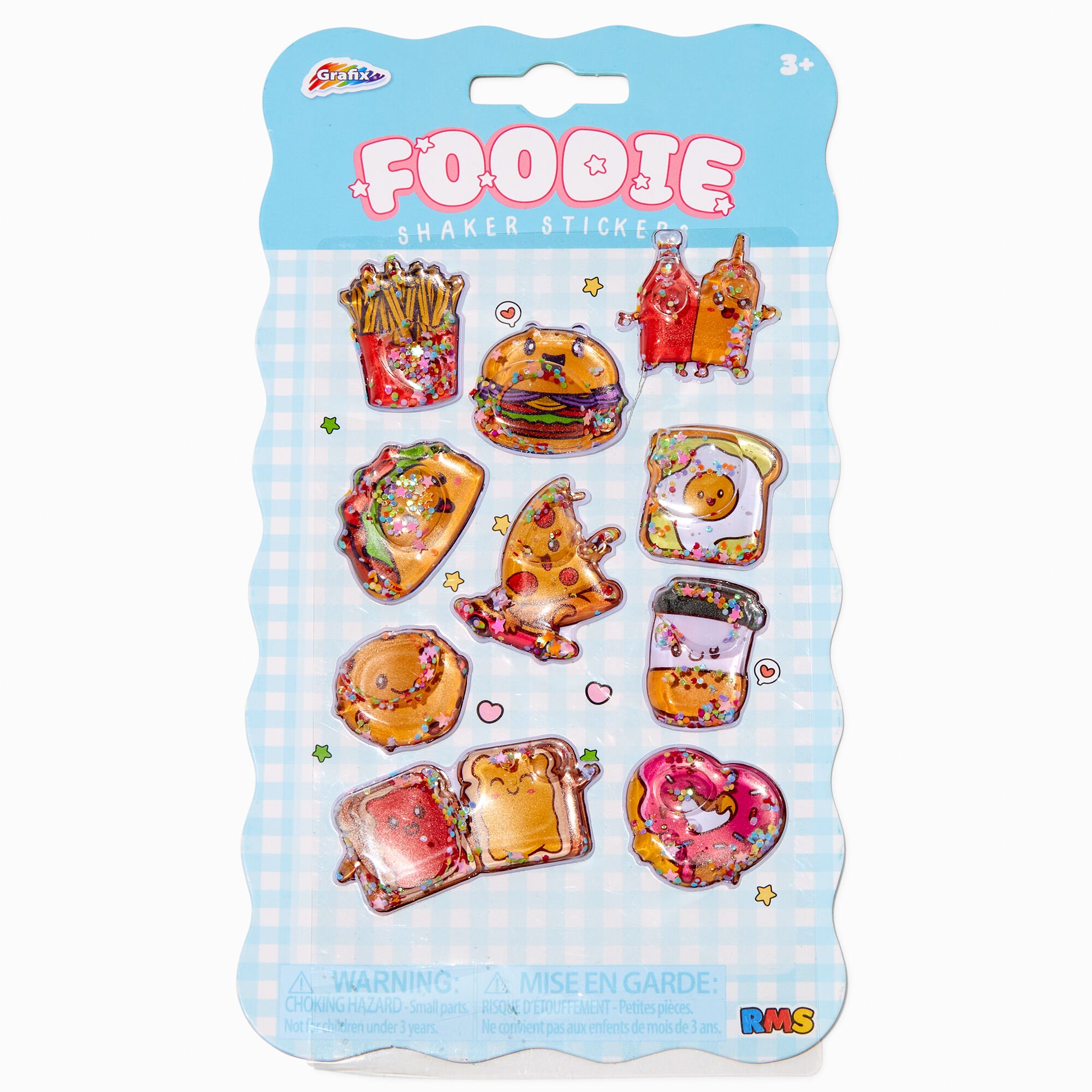 Grafix® Foodie Shaker Stickers - 10 Pack,