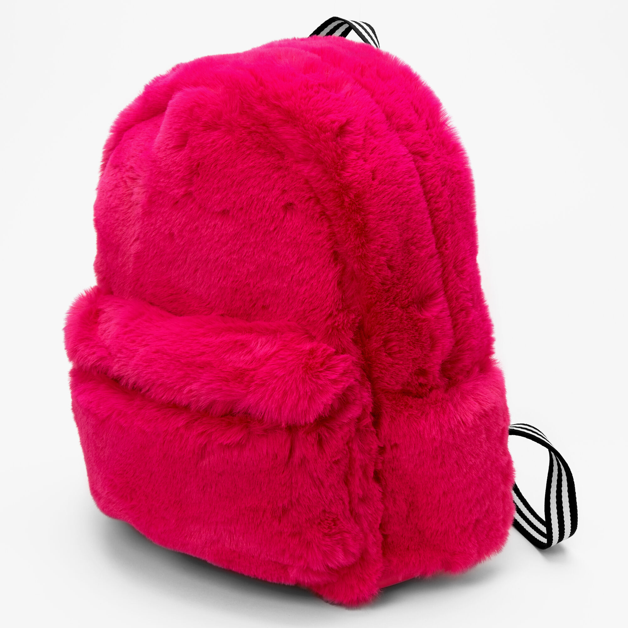 Furry Hot Pink Backpack