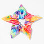 Rainbow Star Tie Dye Hair Scrunchie,