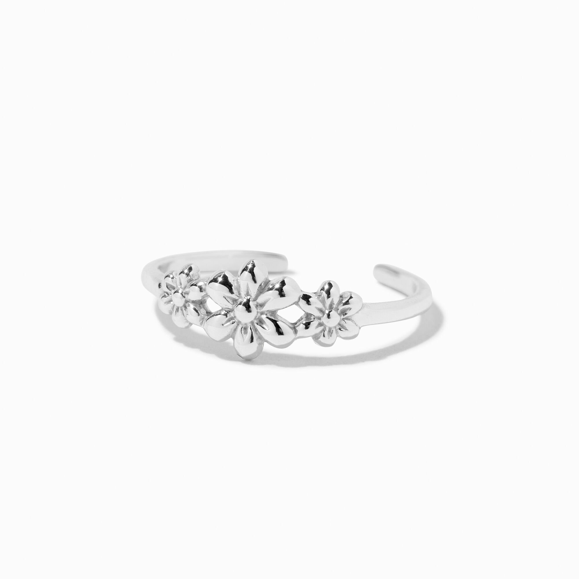 View Claires Daisy Toe Ring Silver information