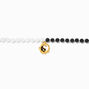 Sunburst Yin Yang Beaded Choker Necklace ,