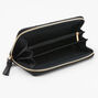Initial Pearl Wristlet - Black, A,