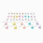 Spring Flowers Mixed Earring Set - 20 Pack ,