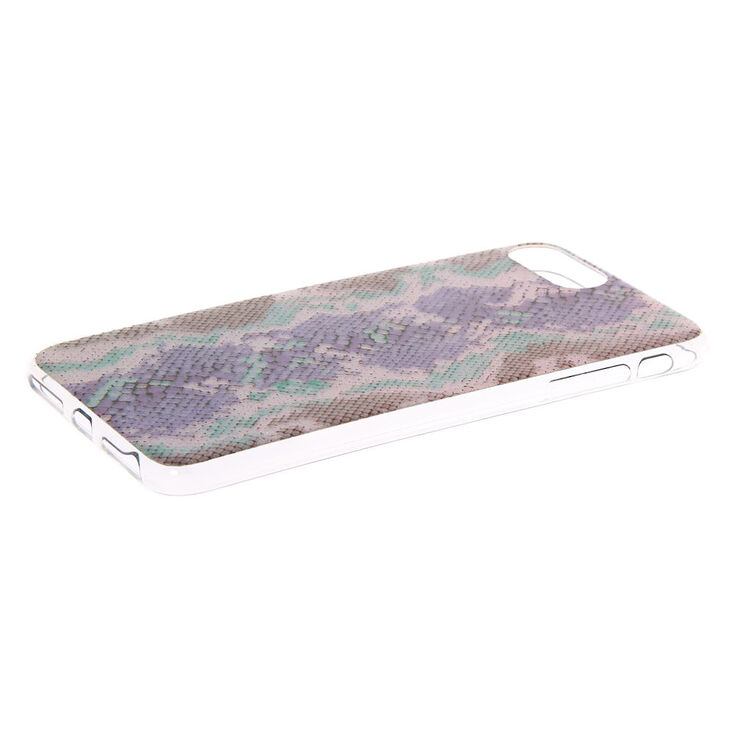 Glitter Snake Skin Phone Case - Fits iPhone 6/7/8 Plus,