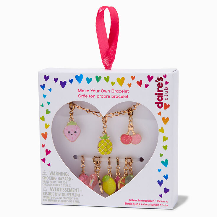 Claire&#39;s Club Make-It-Yourself Fruit Bracelet Kit,