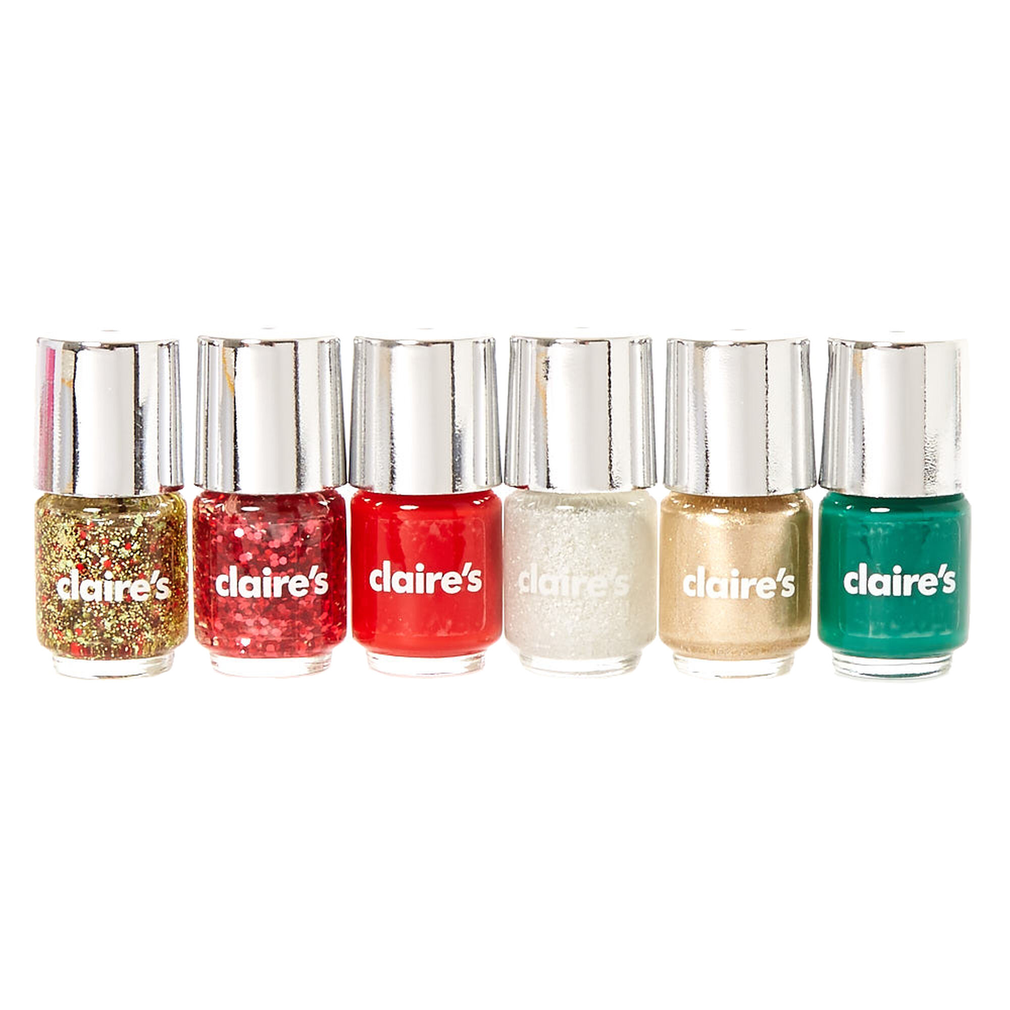 Mini Holiday Nail Polish Set Claire's