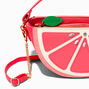 Pink Grapefruit Slice Crossbody Bag,