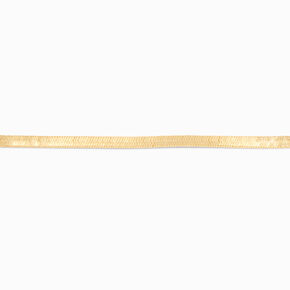 C LUXE by Claire&#39;s 18k Yellow Gold Plated Snake Chain Anklet,