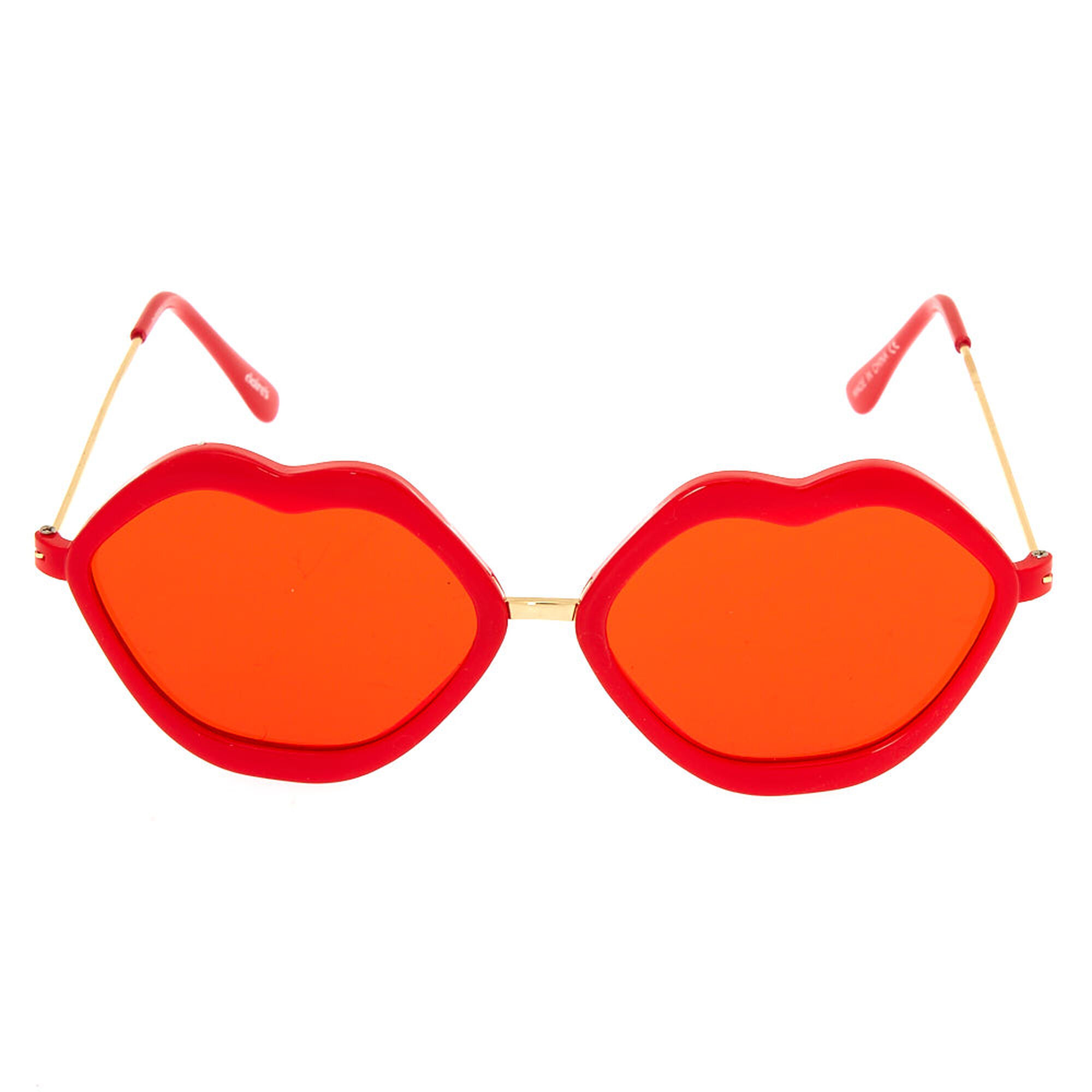 Hot Lips Sunglasses - Red | Claire's US