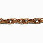 Bracelet &agrave; maillons de cha&icirc;ne &eacute;paisse couleur dor&eacute;e,