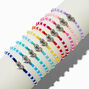 Best Friends Heart Adjustable Bracelets - 10 Pack,
