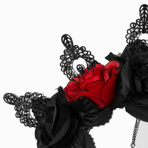 Roses &amp; Chains Flower Crown Headband,