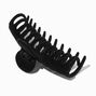 Black Flocked Large Barrel Hair Claw,