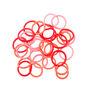Mini Pink Tone Hair Ties- 30 Pack,