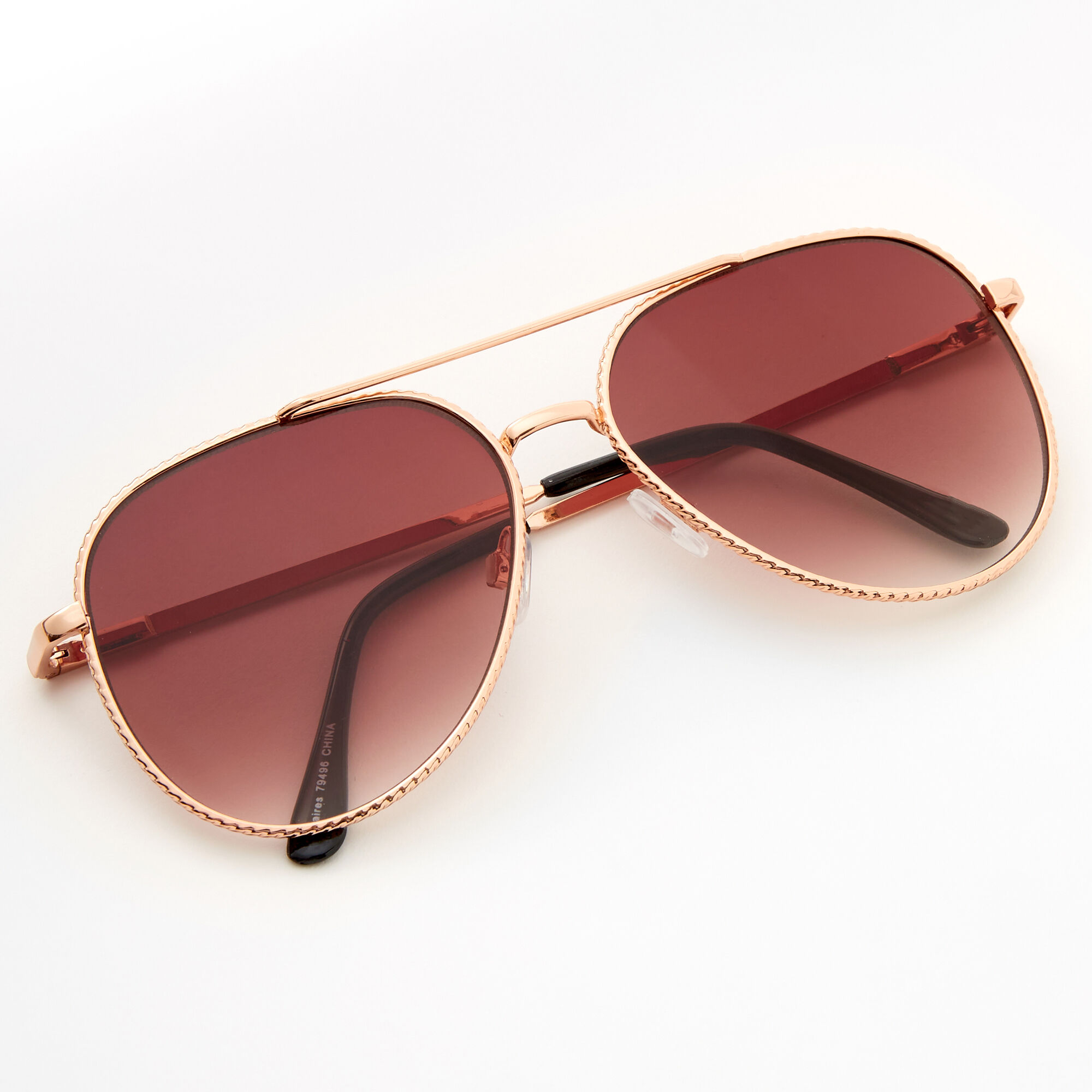 Gold outlet studded sunglasses