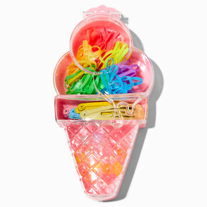 Claire&#39;s Club Ice Cream Hair Tie Set,