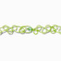 Strawberry Mood Pendant Tattoo Choker Necklace,