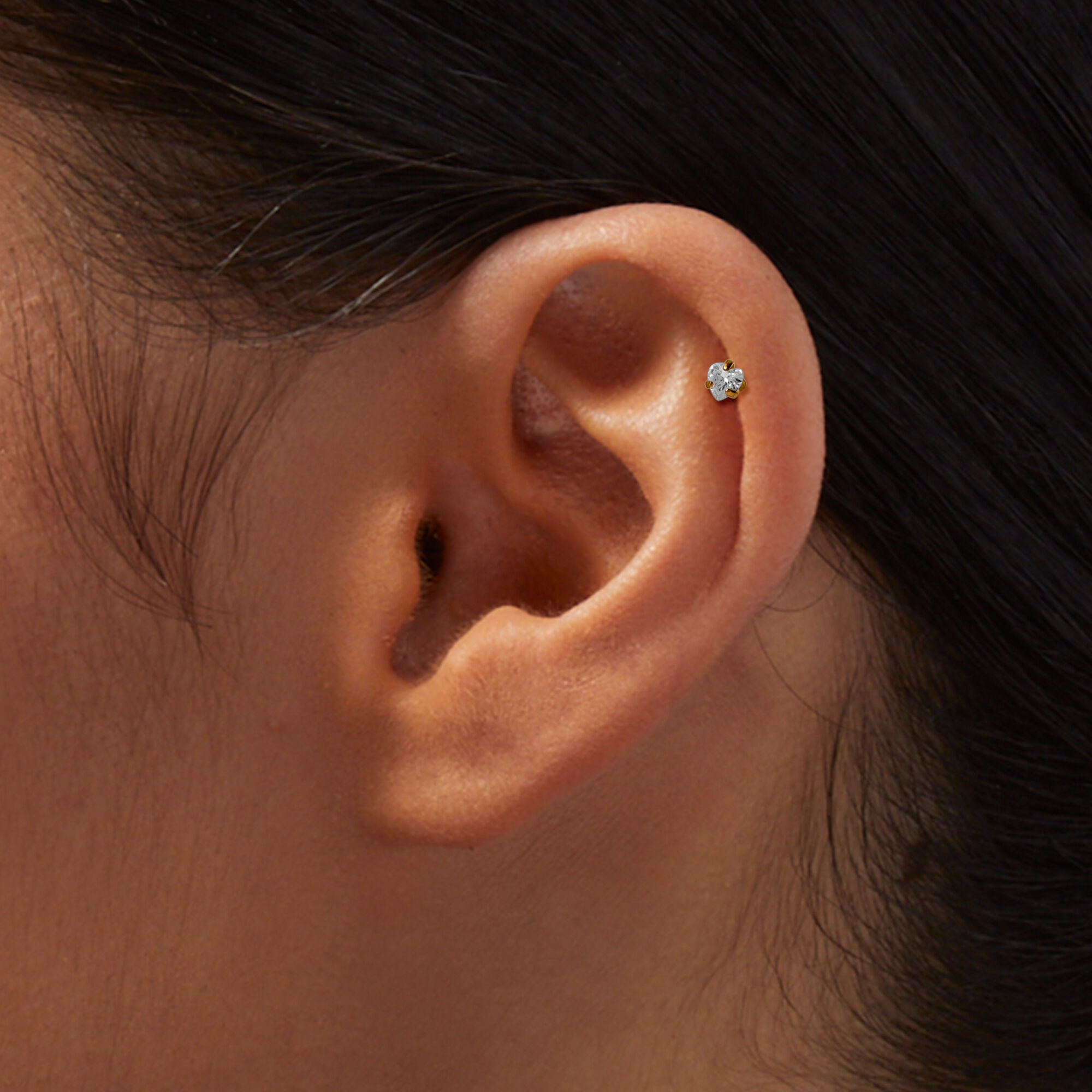 Icing cartilage piercing clearance