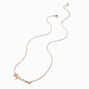Gold-tone Script Zodiac Pendant Necklace - Capricorn,