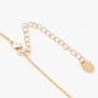 Gold Zodiac Symbol Pendant Charm Necklace - Aries,