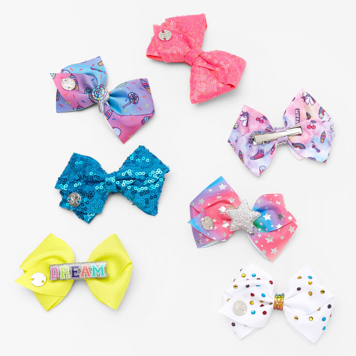 JoJo Siwa&trade; Dream Sequin Hair Bows - 7 Pack,