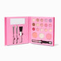 Palette compacte de maquillage papillon rose,