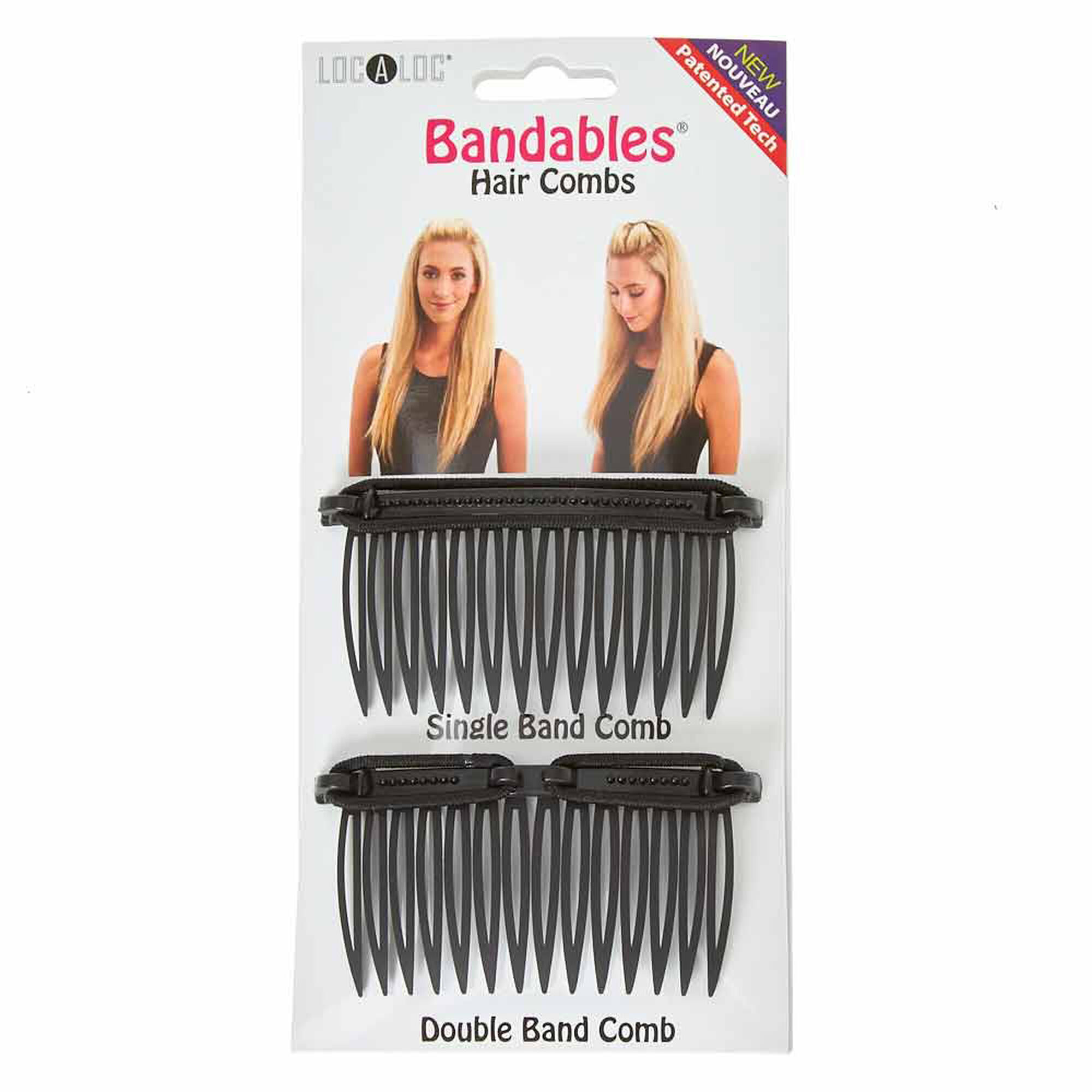 LocALoc Bandables Hair Combs 2 Pack Claire s US