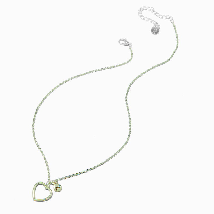 Best Friends Flower, Heart &amp; Butterfly Cut-Out Pendant Necklaces - 3 Pack,