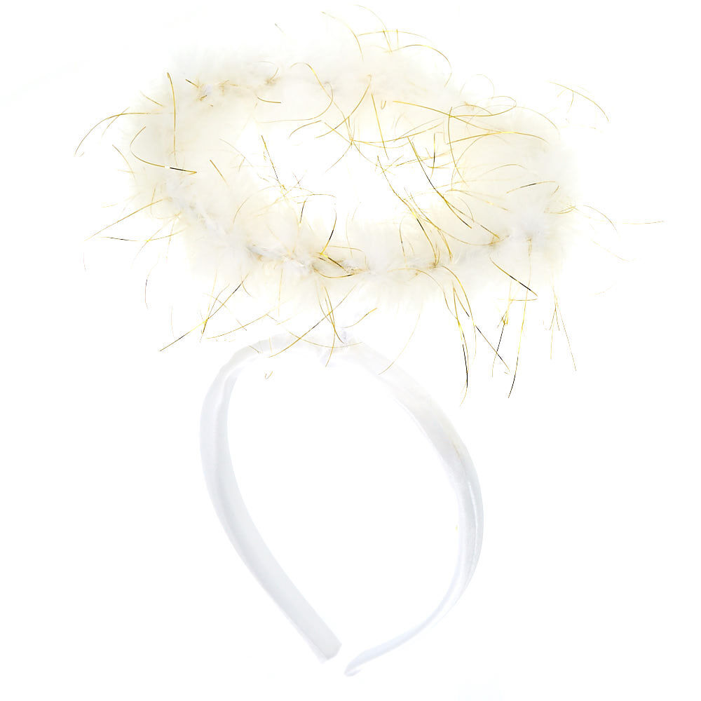 Claire's Club Halo Headband - White,
