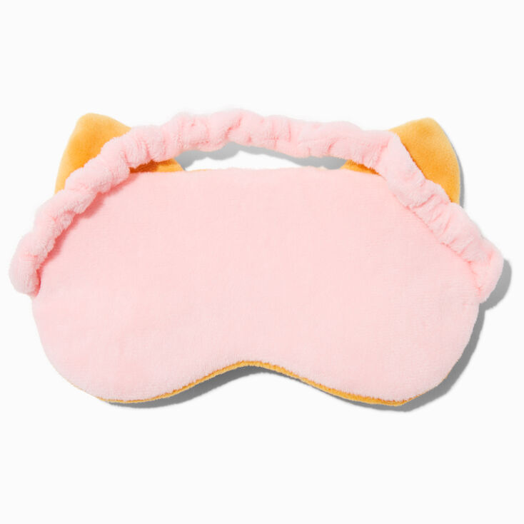 Plush Orange Cat Sleeping Mask