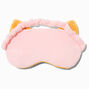Masque de sommeil chat orange en peluche,