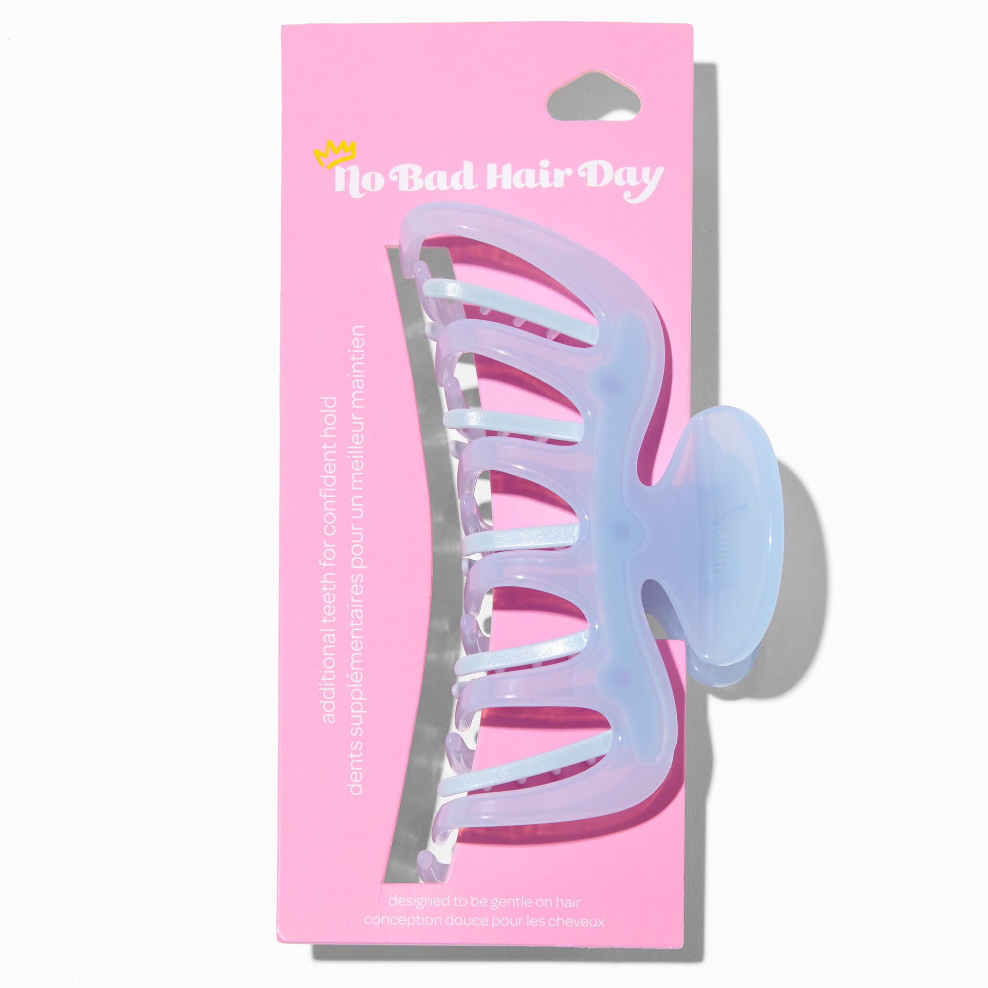 No Bad Hair Day Light Blue Medium Hair Claw,