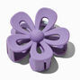 Plum Open Flower Hair Claw,