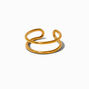 Gold-tone Stainless Steel Basic Toe Ring,