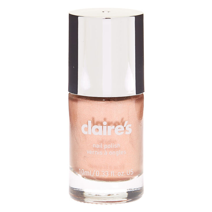 Shimmer Nail Polish - Rose Gold,