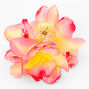 Yellow Orange Orchid Flower Hair Claw,