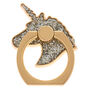 Silver Glitter Unicorn Ring Stand - Gold,