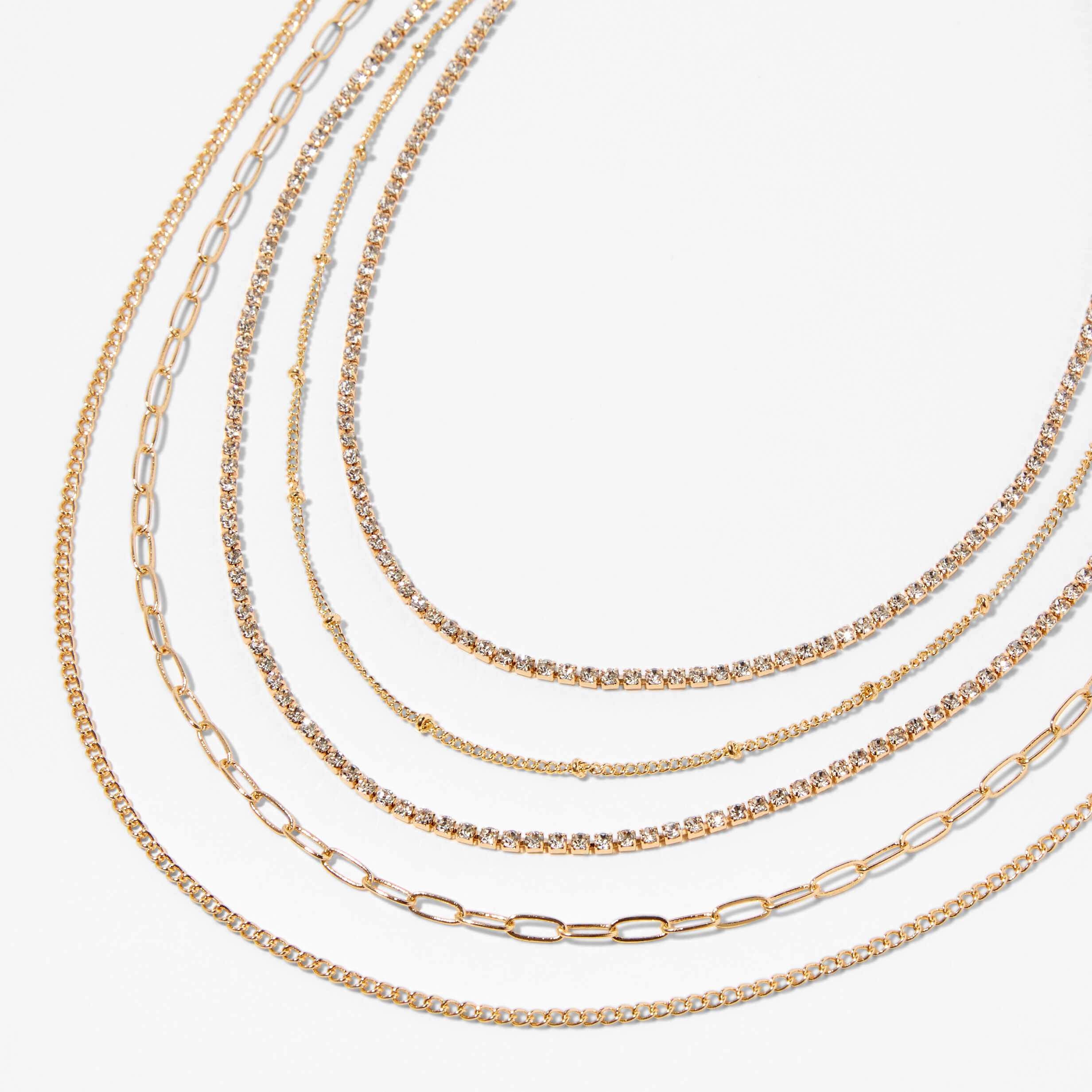 Claire's gold necklace hot sale